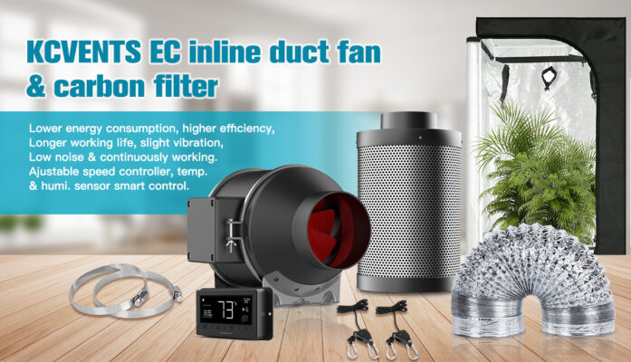 Bộ lọc carbon thủy canh KCvents