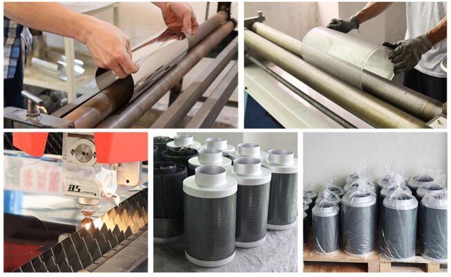 Bộ lọc carbon thủy canh KCvents