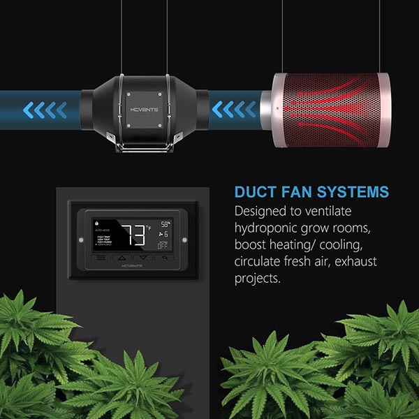Quạt ống nội tuyến EC 4/6/8 inch có bộ điều khiển 3 EC100 2