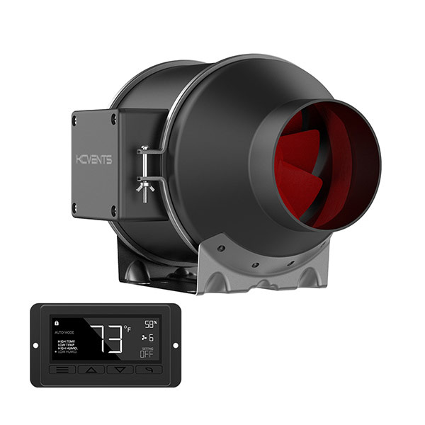 Quạt ống nội tuyến EC 4/6/8 inch có bộ điều khiển 16 Quạt ống nội tuyến EC 4/6/8 inch có bộ điều khiển thông minh