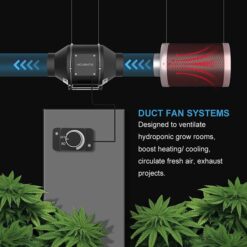 Quạt ống nội tuyến EC 4/6/8 inch có công tắc quay 13 Quat ong EC 1