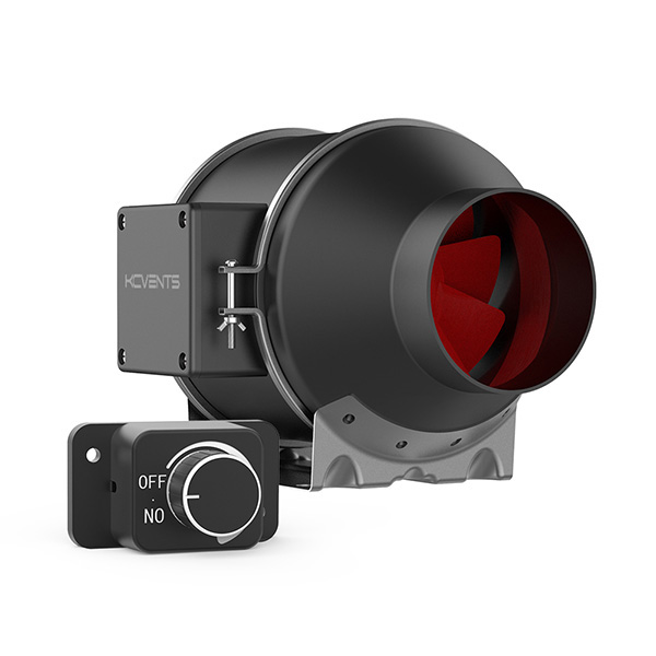 Quạt ống nội tuyến EC 4/6/8 inch có công tắc quay 14 Quạt ống nội tuyến EC 4/6/8 inch có công tắc quay