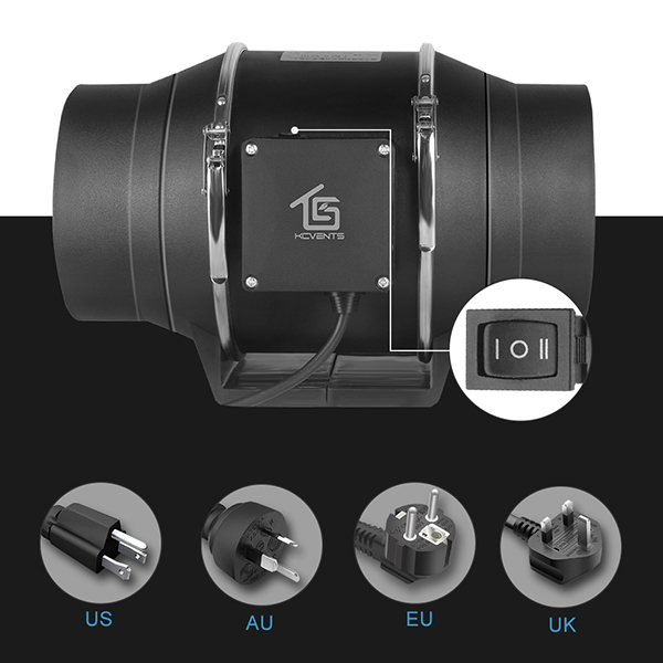 Quạt ống nội tuyến KC Mixed Flow 6 Quat ong noi tuyen 3