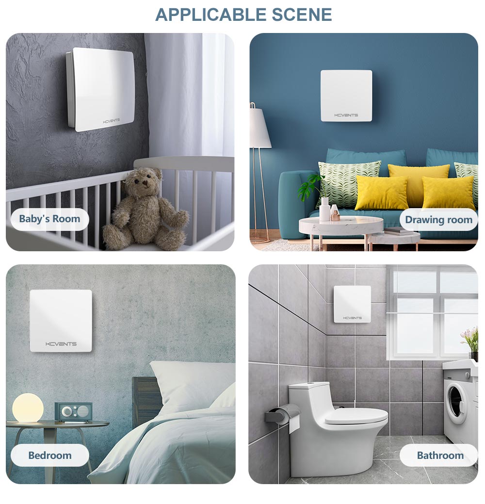 Combo 03 Máy cấp khí tươi hồi nhiệt VT501-WF bản 2024 3 Lắp máy cấp khí tươi hồi nhiệt VT501-MS ở mọi nơi trong nhà