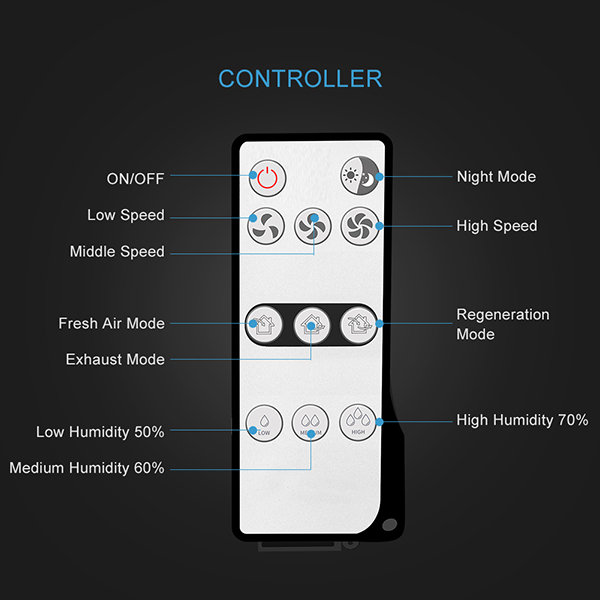 Máy cấp khí tươi hồi nhiệt VT502-WF bản 2024 2 VT502 1