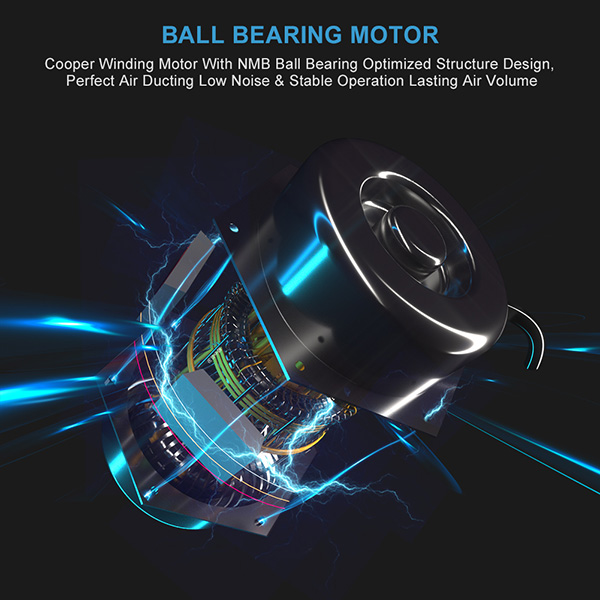 Quạt thông gió âm tủ DPT-M 6 2