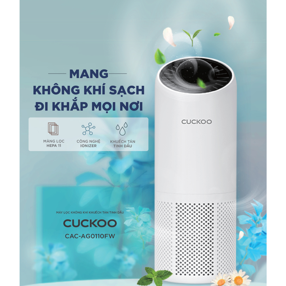 Máy lọc Không khí Cuckoo CAC-AG0110FW 1 Ảnh: Máy lọc Không khí Cuckoo CAC-AG0110FW