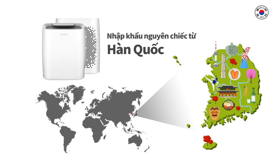 Máy lọc không khí Cuckoo CAC-C1220FW 5