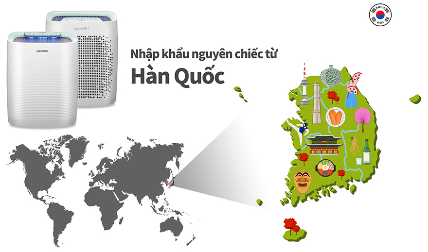 Máy lọc không khí Cuckoo CAC-CH0910FW 1