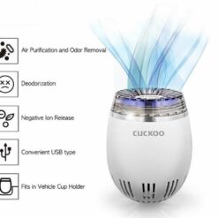 Máy lọc không khí dùng trong xe ô tô Cuckoo AC-03V10W